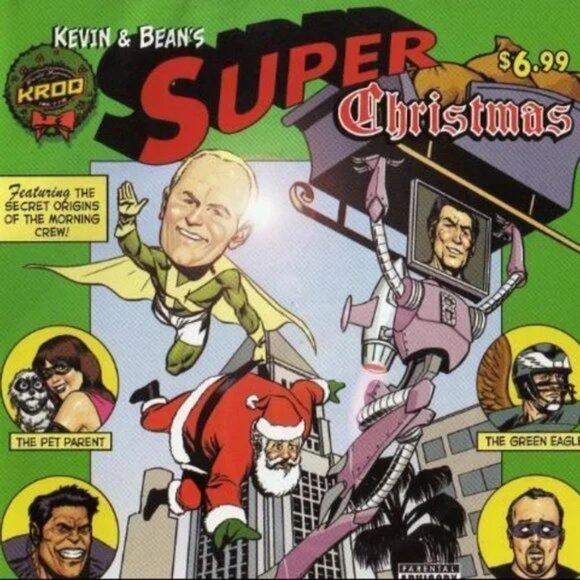 🎙️📻 KROQ 106.7 Kevin & Bean Show CD 🎧💿 Kevin & Bean's Super Christmas - Picture 1 of 2